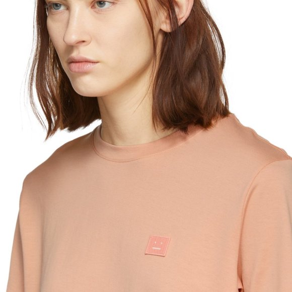 Acne Studios Pink Patch T-Shirt - Picture 6 of 11